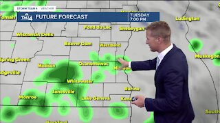 Showers and warmer weather on the way