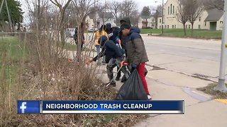 Massive effort to clean up litter on Milwaukee's north side