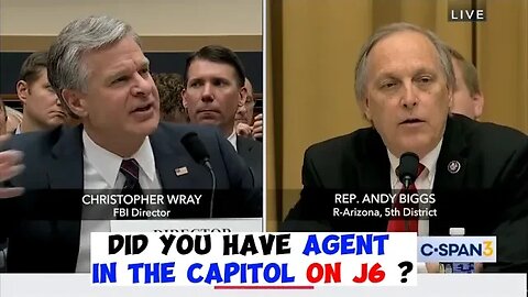🚨BREAKING: FBI Director Wray REFUSES to deny FBI assets or "confidential human sources"