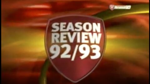 Arsenal Review of Season 92 93