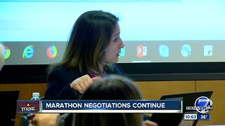 Denver teacher strike: Marathon negotiations continue