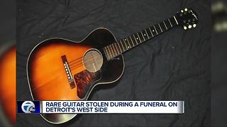 Rare guitar made during The Great Depression stolen from man's car