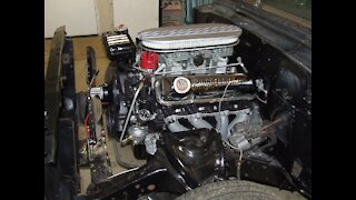 1963 Ford FE 406 Tri-Power Engine first run after rebuild!