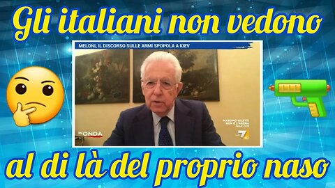 Monti : "L'invio di armi all'Ucraina tutela la nostra libertà!"