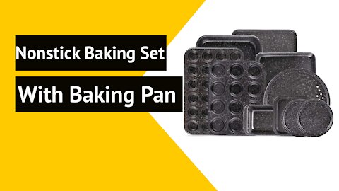 Nonstick Baking Set With Baking Pan # Nonstick_Baking_Set_With_Baking Pan