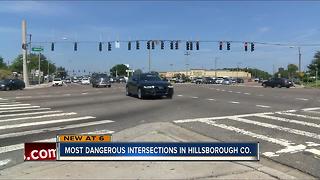 Most dangerous intersections in Hillsborough County