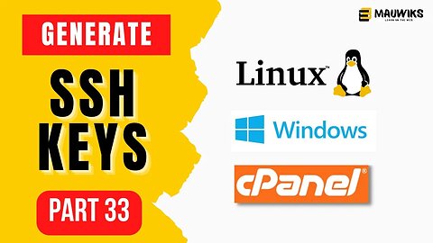 Generate SSH Key Pairs in Linux, Windows, cPanel and Bitvise - Make Money with Websites Part 33