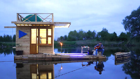GIANT HOUSE ON THE WATER - Building a house on the water - Floating house