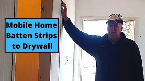 Mobile Home Batten Strips to Drywall