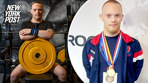 Powerlifting champ with Down syndrome can bench 200 lbs.