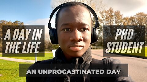 Day in the life of a PhD Student | A procrastination free day, COVID19 Test Vlog #1