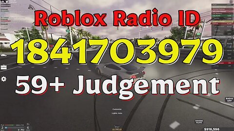 Judgement Roblox Radio Codes/IDs