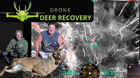 Drone Finds Buck Carcass,Record Time: 1 Minute and 20 Seconds