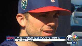 David Wright talks about his future with the Mets