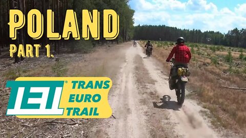 a Trans euro Trail story: Tet Poland! Four enduro's vs one Transalp in the soft sand of Poland!