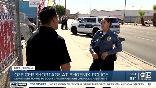 Phoenix police hoping to boost civilian positions amid officer shortage