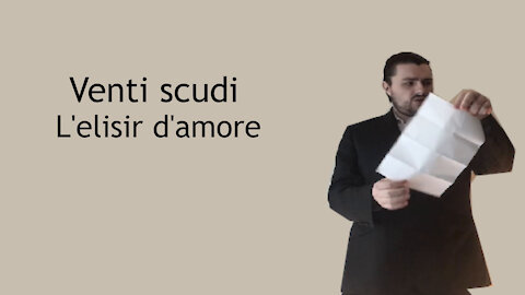 Venti scudi - L'elisir d'amore - Donizetti
