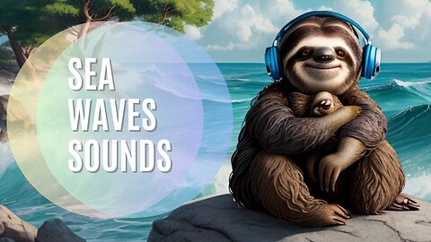 Alpha One Sea Waves -Music for productivity, working, learning & relaxing with sound of sea waves