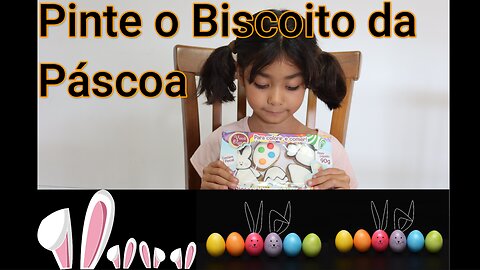 PINTE O BISCOITO DA PÁSCOA COM 3 CORES E SEJA CRIATIVO #biscoitosdecorados #colorindocom3cores