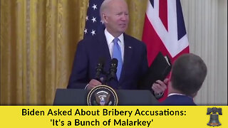 Biden Asked About Bribery Accusations: 'It's a Bunch of Malarkey'