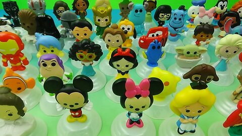 2023 DISNEY'S 100TH ANNIVERSARY CELEBRATION set of 62 McDONALD'S HAPPY MEAL MINI FIGURES VIDEO REVIEW