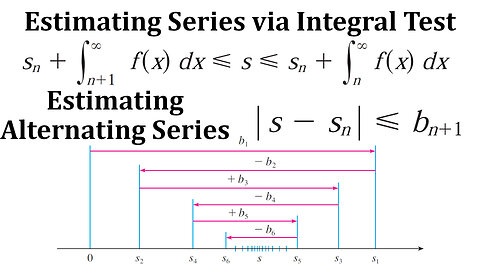 Review Question 7: Estimating Sums for the Integral, Comparison, and Alternating Series Tests