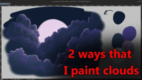 How to paint clouds in clip studio paint