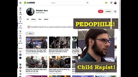 Pedophile Child Rapist Psychopath Comes For 'Car Play' With 13 Year Old Girl!