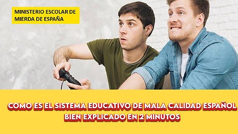 El sistema escolar de mierda Español explicado en 2 min