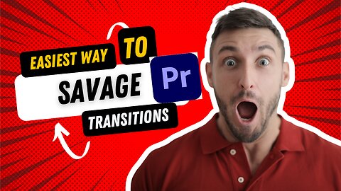 Easiest Way To Make SAVAGE Transitions (Premiere Pro Tutorial)