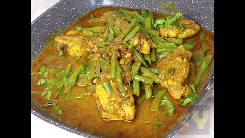 Curry Chicken & Green beans