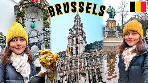 24 Hours in Brussels, Belgium 🇧🇪 The Most MAGICAL Experience! | Solo Trip To Europe