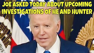 Biden asked about upcoming INVESTIGATIONS by Republicans when they win the House