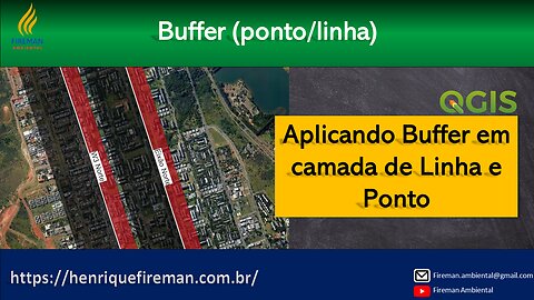 Criando Buffer no QGIS (ponto/linha)