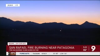 San Rafael Fire continues to spread northeast