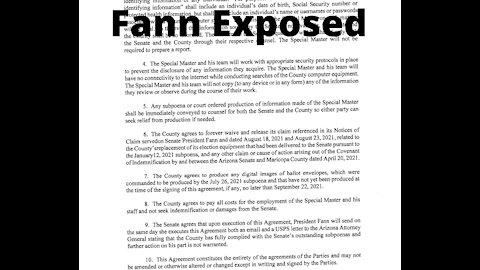 The Back Door Agreement: AZ Senate President Karen Fann Exposed!