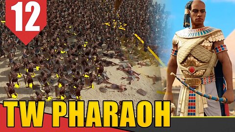 Gloriosa DEFESA da GUARNIÇÃO - Total War Pharaoh Ramses #12 [Gameplay PT-BR]