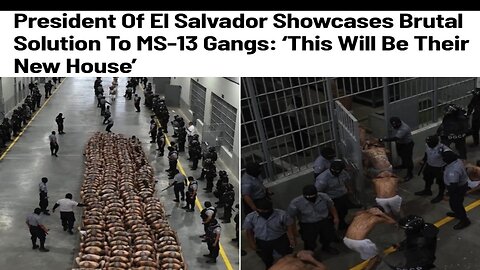 El Salvador Showcases Brutal Solution To MS-13 Gangs