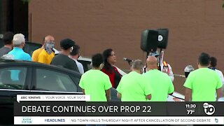 Prop. 22 opponents speak out via caravan