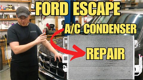 09-12 Ford Escape condenser replacement