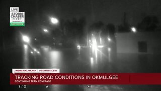 Tracking road conditions in Okmulgee