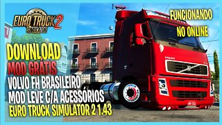 ▶️ETS2 VOLVO FH BRASILEIRO PARA EURO TRUCK SIMULATOR 2 1.43