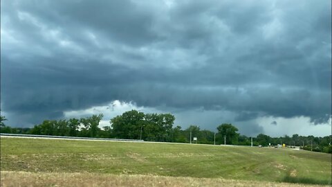 Travel Time-Lapse During Cold Front Thunderstorm Passage, Western Ohio- Great Lakes Weather