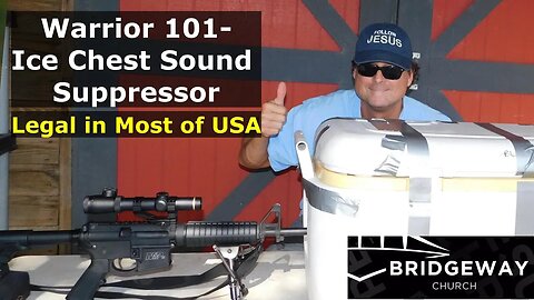 Warrior 101- Ice Chest Sound Suppressor Legal in Most of USA