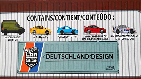 Hot Wheels Car Culture Deutschland Design