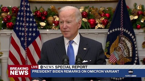 President Biden delivers remarks on the emerging omicron variant | Special Report