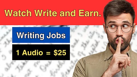 Earn $25 by Transcribing 30 Minutes of Audio | Transcription Jobs | Easy Work from Home
