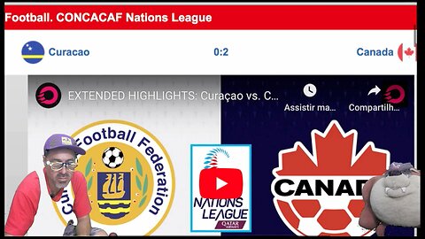 CONCACAF Nations League Curacao 0x2 Canada