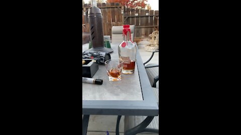 Makers Mark and cigar review