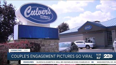 Couple's Wisconsin themed engagement photos go viral